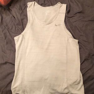 Grey Nike tank top